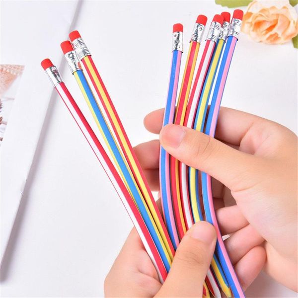 10pcs colorful magic bendy flexible soft pencil with eraser pen kid toy cute school stationery office writing supplies pencils
10pcs colorful magic bendy flexible soft pencil with eraser pen kid toy cute school stationery office writing supplies pencils
