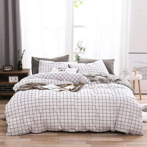 bedding sets 100% cotton stripes duvet cover simple set with pillowcases single double king size quilt bedclothes
bedding sets 100% cotton stripes duvet cover simple set with pillowcases single double king size quilt bedclothes