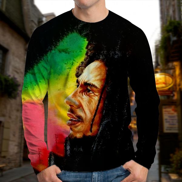 men's european and graffiti side face printing 3d t-shirt street wear round neck high-quality long-sleeved xl printing daily, White;black
men's european and graffiti side face printing 3d t-shirt street wear round neck high-quality long-sleeved xl printing daily, White;black