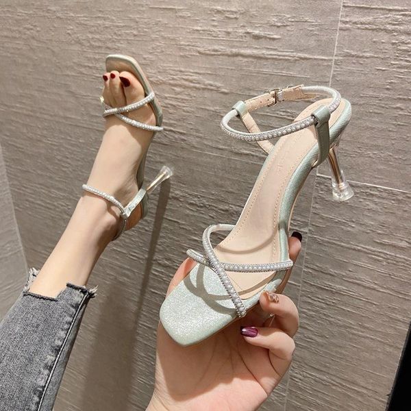 sandals summer style 2021 thick heel women 70202 high heels stiletto rhinestone fashion, Black
sandals summer style 2021 thick heel women 70202 high heels stiletto rhinestone fashion, Black