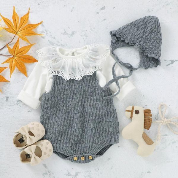 clothing sets baby boys girls bodysuit 2021 autumn fall infant sleeveless solid color rompers knitted jumpsuit+hat kids outfits, White
clothing sets baby boys girls bodysuit 2021 autumn fall infant sleeveless solid color rompers knitted jumpsuit+hat kids outfits, White