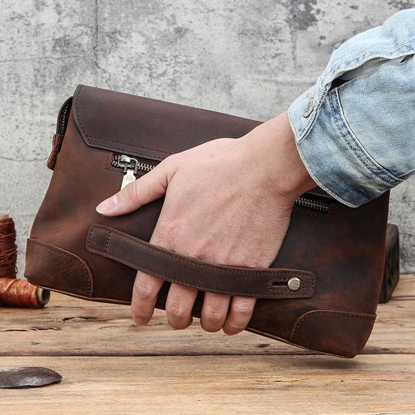men clutch bags large capacity wallets crazy horse leather long purse male multifunction wallet passport cover gift for, Red;black
men clutch bags large capacity wallets crazy horse leather long purse male multifunction wallet passport cover gift for, Red;black