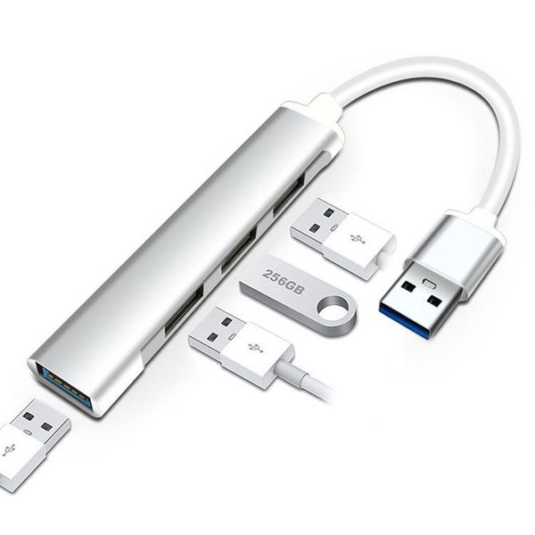 hubs mini hub 3.0 aluminum alloy one to four usb docking station splitter for high-speed transmission
hubs mini hub 3.0 aluminum alloy one to four usb docking station splitter for high-speed transmission