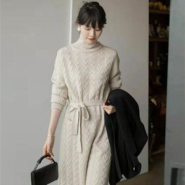 casual dresses neck knitted waist sweater high for fall and winter y2k style long skirt outfit party korean celebrity happy wind, Black;gray
casual dresses neck knitted waist sweater high for fall and winter y2k style long skirt outfit party korean celebrity happy wind, Black;gray