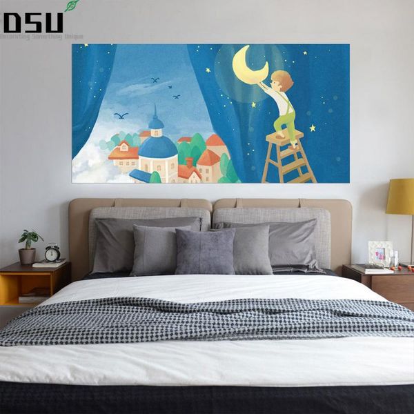 wallpapers 3d vivid boy drawing whale on the moon painting bed headboard wall sticker kids children bedroom home wallpaper
wallpapers 3d vivid boy drawing whale on the moon painting bed headboard wall sticker kids children bedroom home wallpaper