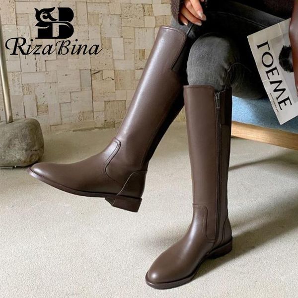 boots rizabina shoes women winter knee high flat heels zipper fashion ins style cool outdoor ladies footwear size 34-40, Black
boots rizabina shoes women winter knee high flat heels zipper fashion ins style cool outdoor ladies footwear size 34-40, Black