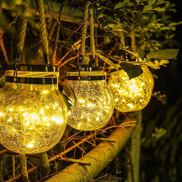 solar lamps crack hanging lamp led glass jar ball light outdoor waterproof garden copper wire lights for christmas tree decoration
solar lamps crack hanging lamp led glass jar ball light outdoor waterproof garden copper wire lights for christmas tree decoration