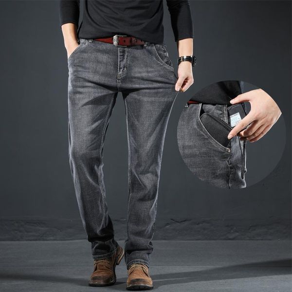 men's jeans regular oversized stretch business loose straight-leg casual pants male autumn winter plus size denim trousers, Blue
men's jeans regular oversized stretch business loose straight-leg casual pants male autumn winter plus size denim trousers, Blue