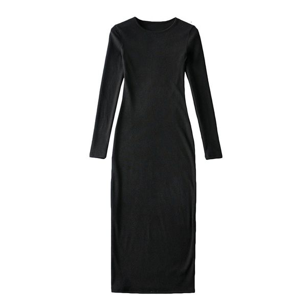 skirts wrap hips over the knee long sleeves round neck tight women's high waist slim-fit base dress 3 colors chic female dresses, Black
skirts wrap hips over the knee long sleeves round neck tight women's high waist slim-fit base dress 3 colors chic female dresses, Black