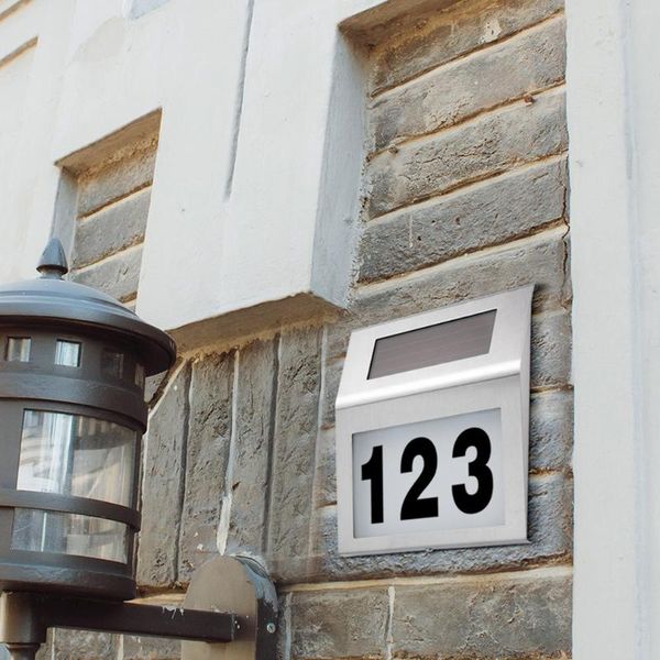 wall lamp solar house number outdoor motion sensor door light stainless steel home letter stickers
wall lamp solar house number outdoor motion sensor door light stainless steel home letter stickers