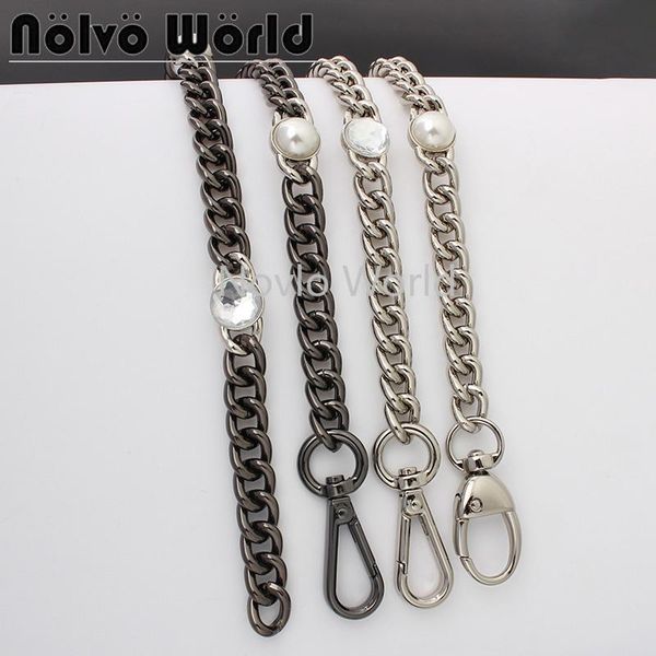 bag parts & accessories 1-5-20pieces 60-100-120cm 11mm width silver gun black color aluminum chains with pearls for leather purse chain
bag parts & accessories 1-5-20pieces 60-100-120cm 11mm width silver gun black color aluminum chains with pearls for leather purse chain