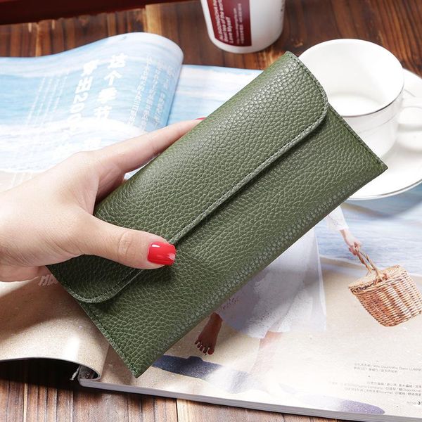 wallets the korean version of women's long large capacity solid color litchi pattern mobile phone bag wallet female, Red;black
wallets the korean version of women's long large capacity solid color litchi pattern mobile phone bag wallet female, Red;black