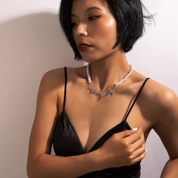chokers tocona bohemian butterfly pearl stone chain choker necklace for women silver color alloy metal wedding jewelry gift collar 17356, Golden;silver
chokers tocona bohemian butterfly pearl stone chain choker necklace for women silver color alloy metal wedding jewelry gift collar 17356, Golden;silver