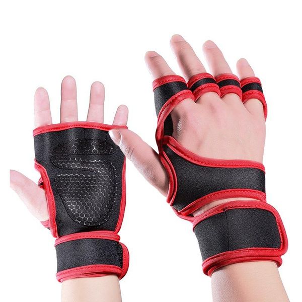 sports gloves men women gym with wrist support antislip weight lifting training fitness body building hand palm protector, Black
sports gloves men women gym with wrist support antislip weight lifting training fitness body building hand palm protector, Black
