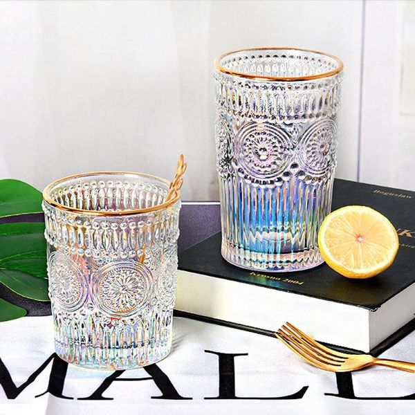 wine glasses european-style retro phnom penh embossed sun flower glass heat-resistant breakfast cup office water milk tea
wine glasses european-style retro phnom penh embossed sun flower glass heat-resistant breakfast cup office water milk tea