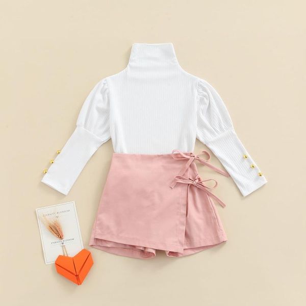 clothing sets citgeeautumn lovely kids infant girls clothes turtleneck solid long puff sleeve sweater +shorts skirts spring suit, White
clothing sets citgeeautumn lovely kids infant girls clothes turtleneck solid long puff sleeve sweater +shorts skirts spring suit, White
