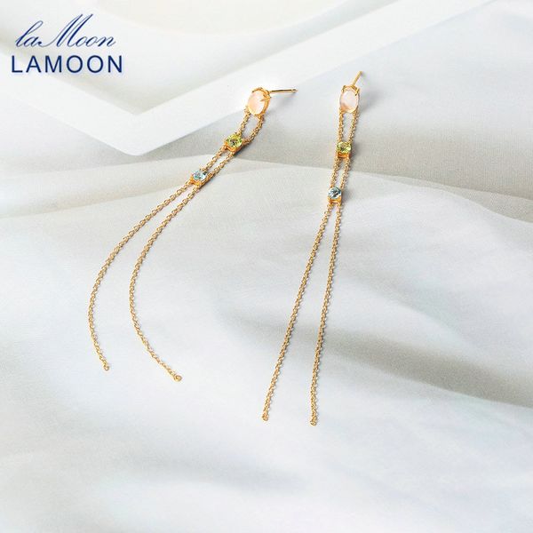 lamoon 925 silver earring for women natural rose quartz z olivine tassel earring 14k gold plated fine jewelry lmei118, Golden;silver
lamoon 925 silver earring for women natural rose quartz z olivine tassel earring 14k gold plated fine jewelry lmei118, Golden;silver
