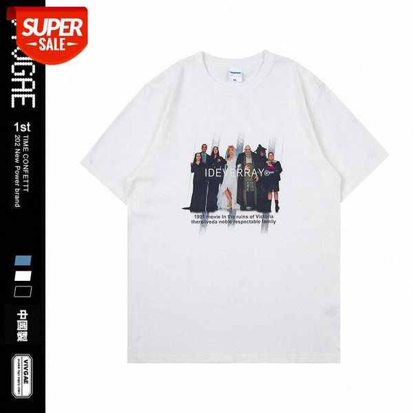 vivgae portrait print short-sleeved t-shirt male dark retro hip-hop loose round neck five-point sleeves #vt93, White;black
vivgae portrait print short-sleeved t-shirt male dark retro hip-hop loose round neck five-point sleeves #vt93, White;black