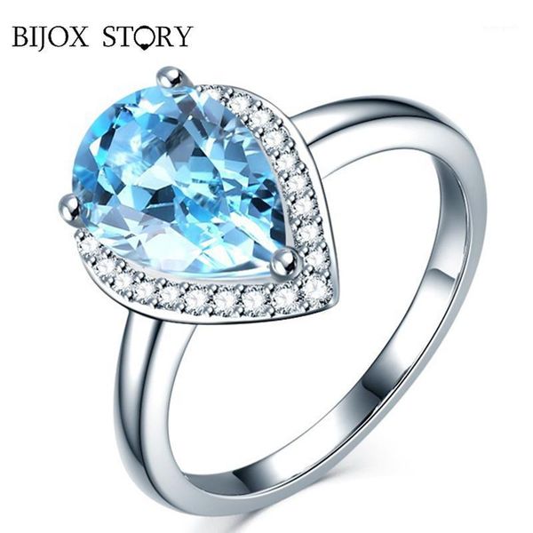 cluster rings bijox story elegant 925 sterling silver jewelry ring with water drop shape sapphire for female wedding anniversary party1, Golden;silver
cluster rings bijox story elegant 925 sterling silver jewelry ring with water drop shape sapphire for female wedding anniversary party1, Golden;silver