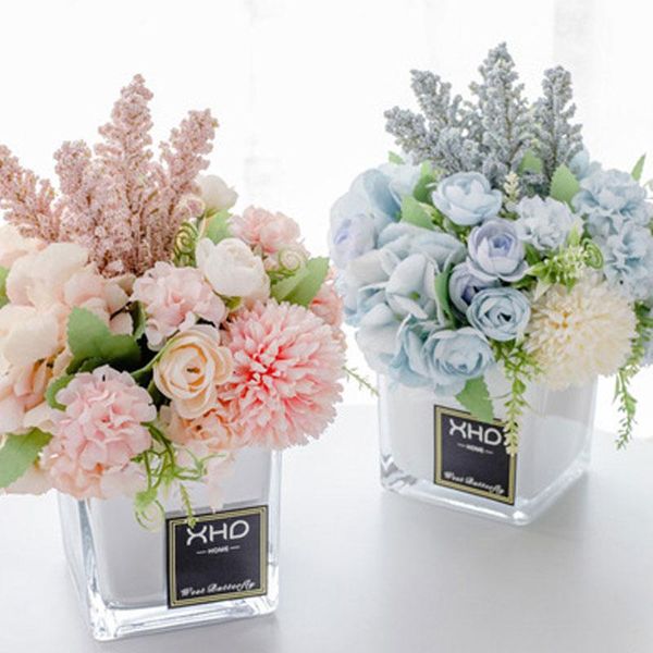 decorative flowers & wreaths living room white vase creative hydrangea simulation flower decoration table floral set
decorative flowers & wreaths living room white vase creative hydrangea simulation flower decoration table floral set