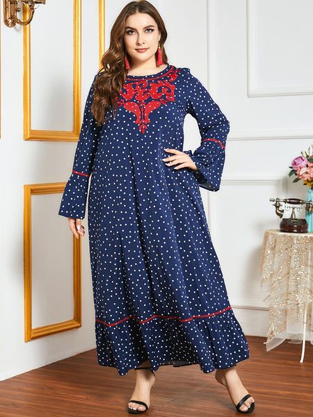 ramadan muslim abaya dress women embroidery polka dot hijab dresses jilbab turkey islamic vestido moroccan kaftan arabic elbise, Red
ramadan muslim abaya dress women embroidery polka dot hijab dresses jilbab turkey islamic vestido moroccan kaftan arabic elbise, Red