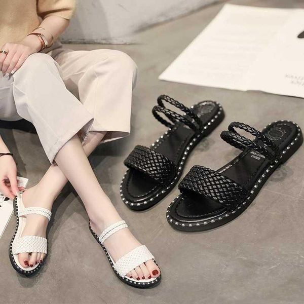 sandals 2021 women casual flip flops flat heels bohemia summer beach cross strap shoes fashion leisure solid slippers, Black
sandals 2021 women casual flip flops flat heels bohemia summer beach cross strap shoes fashion leisure solid slippers, Black