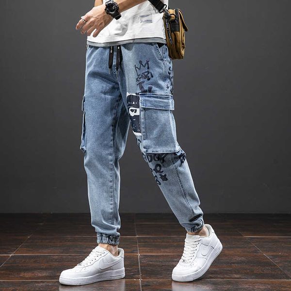 men's jeans plus size baggy summer hip hop streetwear joggers cargo pants ankle-length harem trousers 6xl 7xl 8xl r3c9, Blue
men's jeans plus size baggy summer hip hop streetwear joggers cargo pants ankle-length harem trousers 6xl 7xl 8xl r3c9, Blue