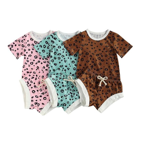 clothing sets toddler baby leopard printing cotton two-pieces set infant boy girls short sleeve t-shirt+elastic shorts 0-24m, White
clothing sets toddler baby leopard printing cotton two-pieces set infant boy girls short sleeve t-shirt+elastic shorts 0-24m, White