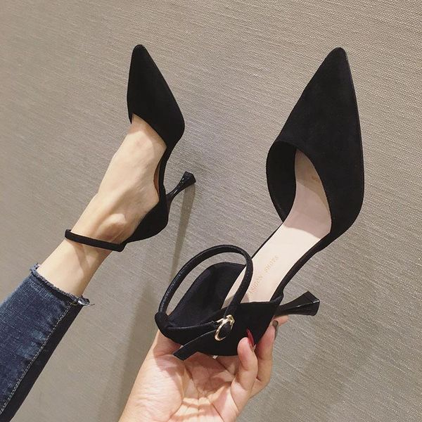 dress shoes 2021 spring summer women suede classic basic stiletto high heel fashion lady concise pumps party wedding working, Black
dress shoes 2021 spring summer women suede classic basic stiletto high heel fashion lady concise pumps party wedding working, Black