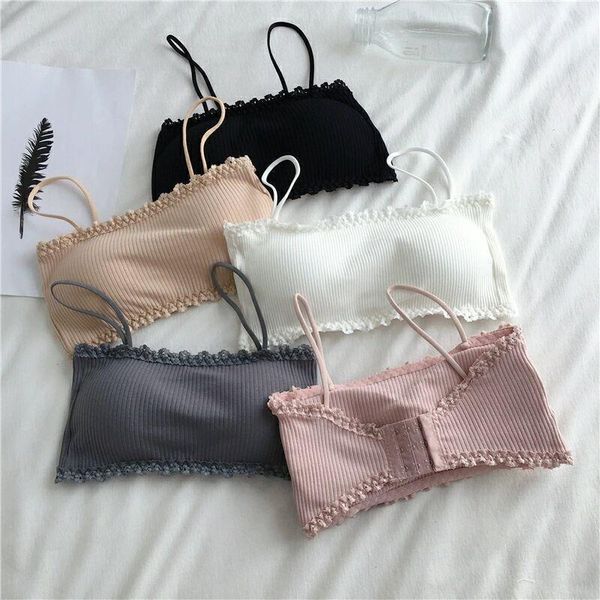 lace bralette cotton push up striped tube thin straps wireless female bra bustiers & corsets, Black;white
lace bralette cotton push up striped tube thin straps wireless female bra bustiers & corsets, Black;white
