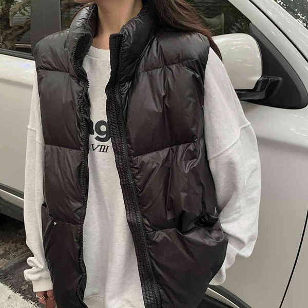 women's parkas down ladies jacket 2021 vest autumn winter korean loose warm solid color stand collar zipper bread suit, Black
women's parkas down ladies jacket 2021 vest autumn winter korean loose warm solid color stand collar zipper bread suit, Black