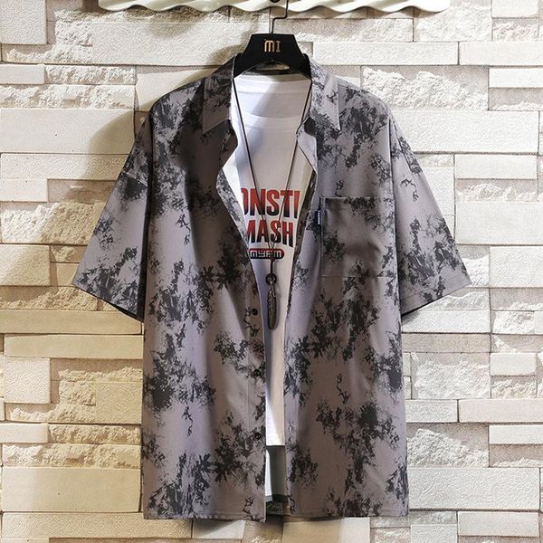 men's casual shirts men clothing 2021 summer fashion loose five-point sleeve shirt leisure vacation short-sleeved, White;black
men's casual shirts men clothing 2021 summer fashion loose five-point sleeve shirt leisure vacation short-sleeved, White;black