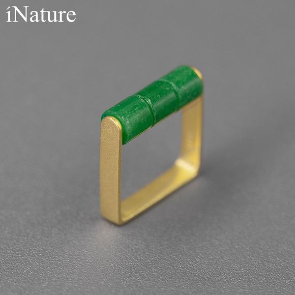sterling silver natural jadeite stone ring simple finger rings for women female jewelry gifts cluster, Golden;silver
sterling silver natural jadeite stone ring simple finger rings for women female jewelry gifts cluster, Golden;silver