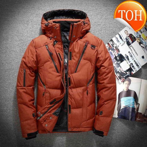 snow overcoat men windbreaker thick warm 90% white duck down jacket stand collar hooded winter clothes 2019, Black
snow overcoat men windbreaker thick warm 90% white duck down jacket stand collar hooded winter clothes 2019, Black