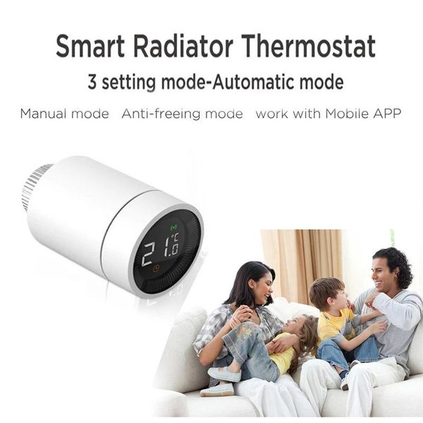 tuya smart home zigbee thermostat radiator valve actuator programmable temperature controller support alexa google control
tuya smart home zigbee thermostat radiator valve actuator programmable temperature controller support alexa google control