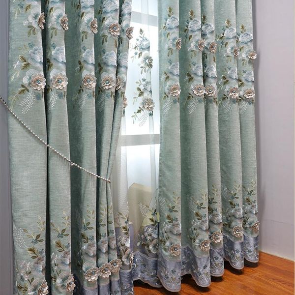 curtain & drapes luxurious 3d floral with beads embossed embroidered curtains for living room blackout drape bedroom#4
curtain & drapes luxurious 3d floral with beads embossed embroidered curtains for living room blackout drape bedroom#4
