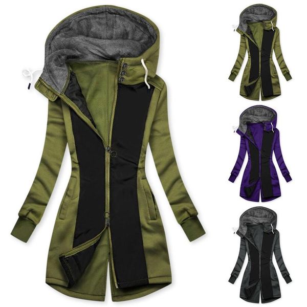 women's jackets oversized hooded sweatshirts women stitching hoodie winter casual patchwork jacket drawstring zipper sweatshirt long sl, Black;brown
women's jackets oversized hooded sweatshirts women stitching hoodie winter casual patchwork jacket drawstring zipper sweatshirt long sl, Black;brown