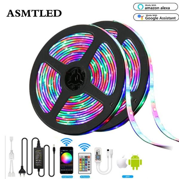 strips 12v rgb led strip 60leds/m 2835 smd ribbon light diode tape with remote 24k smart wifi control power adapter
strips 12v rgb led strip 60leds/m 2835 smd ribbon light diode tape with remote 24k smart wifi control power adapter