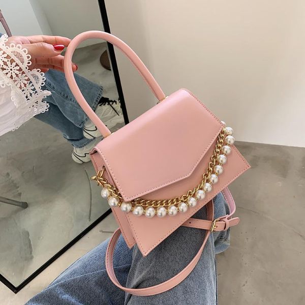western pearl chain hand bag women 2021 fashion versatile shoulder slung small square cross body
western pearl chain hand bag women 2021 fashion versatile shoulder slung small square cross body