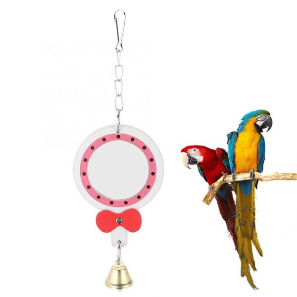 other bird supplies swing hanging leather mirror toy with bell for parrot cage decoration accessory
other bird supplies swing hanging leather mirror toy with bell for parrot cage decoration accessory