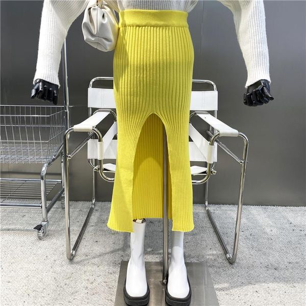 skirts brand original design 2021 split buttock knitted skirt fashionable and versatile slim high waist one-step, Black
skirts brand original design 2021 split buttock knitted skirt fashionable and versatile slim high waist one-step, Black