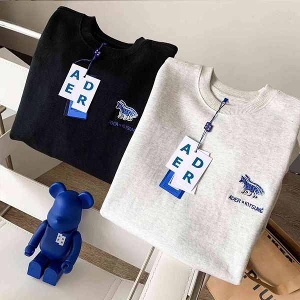 men's hoodies & sweatshirts ader error sweater jacket autumn and winter korean version of high-quality small embroidery round neck loos, Black
men's hoodies & sweatshirts ader error sweater jacket autumn and winter korean version of high-quality small embroidery round neck loos, Black