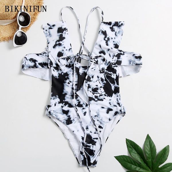 tie dye print monokini women off shoulder swimsuit deep v swimwear s-xl girl lotus ruffled one piece suit beachwear two-piece suits
tie dye print monokini women off shoulder swimsuit deep v swimwear s-xl girl lotus ruffled one piece suit beachwear two-piece suits