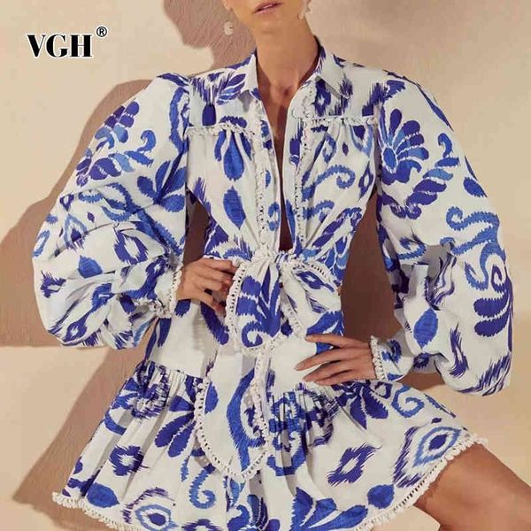 vgh printed two piece set for women lapel long sleeve lace up bowknot shirt ruched mini skirt female sets fashion new tide 210421, White
vgh printed two piece set for women lapel long sleeve lace up bowknot shirt ruched mini skirt female sets fashion new tide 210421, White