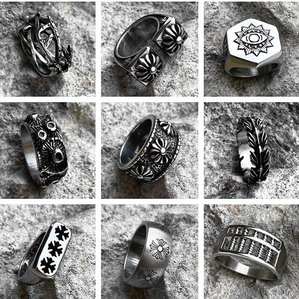 party favor chrome/hearts rings men's and women's fashion hip hop punk ring thorn cross trendsetter dominee single
party favor chrome/hearts rings men's and women's fashion hip hop punk ring thorn cross trendsetter dominee single