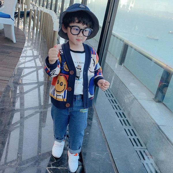 thicken spring autumn boys sweater jacket coat kids knitting overcoat outwear teenager children clothes pullover, Blue
thicken spring autumn boys sweater jacket coat kids knitting overcoat outwear teenager children clothes pullover, Blue