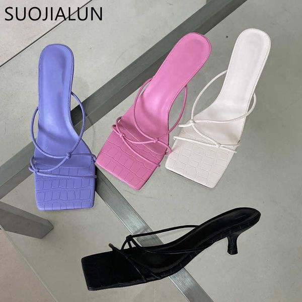 suojialun summer slippers thin low heels slides fashion narrow band square toe sandal shoes ladies elegant flip flops 210630, Black
suojialun summer slippers thin low heels slides fashion narrow band square toe sandal shoes ladies elegant flip flops 210630, Black