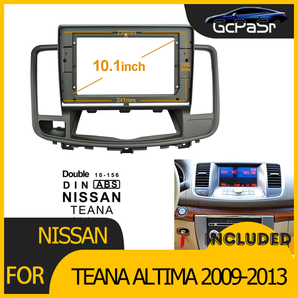 car video 2din 1din radio player dvd frame audio fitting adaptor dash trim facia panel 10.1inch for teana altima 2009-2013
car video 2din 1din radio player dvd frame audio fitting adaptor dash trim facia panel 10.1inch for teana altima 2009-2013