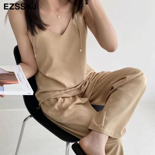 ins camisole+wide lege pants 2 pieces set 2021 women chic female tank + harem jumper + trousers suits women's two piece, White
ins camisole+wide lege pants 2 pieces set 2021 women chic female tank + harem jumper + trousers suits women's two piece, White
