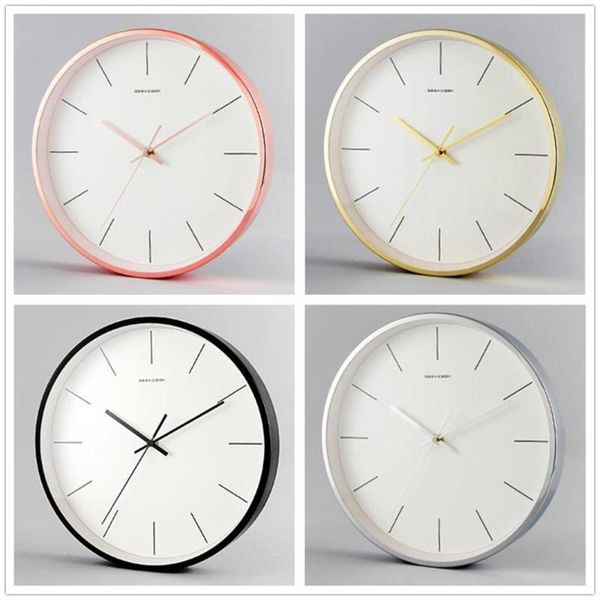 wall clocks 30cm nordic modern silent clock metal frame simple hanging watch for home living room decoration
wall clocks 30cm nordic modern silent clock metal frame simple hanging watch for home living room decoration